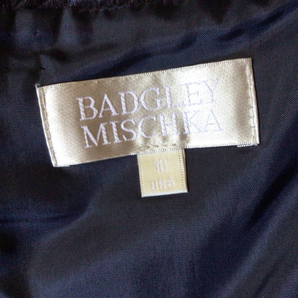 Badgley Mischka, strapless evening gown, navy, 10 - Picture 4 of 8